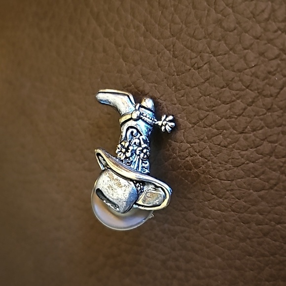VTG MJ Western Cowgirl Rodeo Boot Spurs Hat Post Earrings Deadstock - Picture 5 of 5